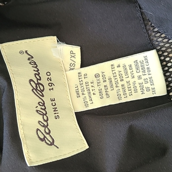 Eddie Bauer Gortex Black Parka - Picture 2 of 9